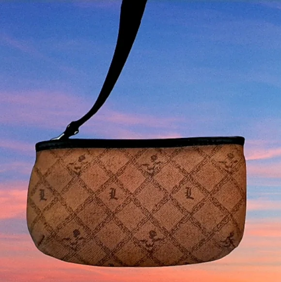 📣Y2K Vintage Gwen Stefani L.A.M.B. 🎶 💜 Logo Wristlet Like 🆕🤩Great Gift 🎁 - Picture 2 of 4